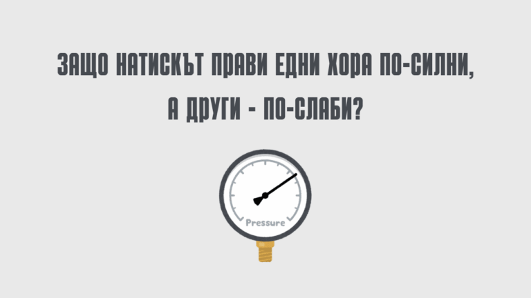Натискът