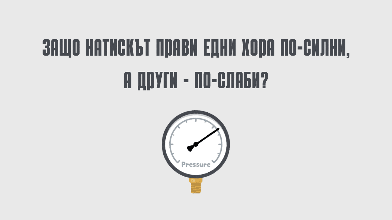 Натискът