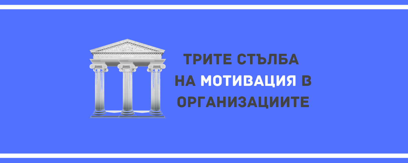 Трите стълба на мотивация в организациите