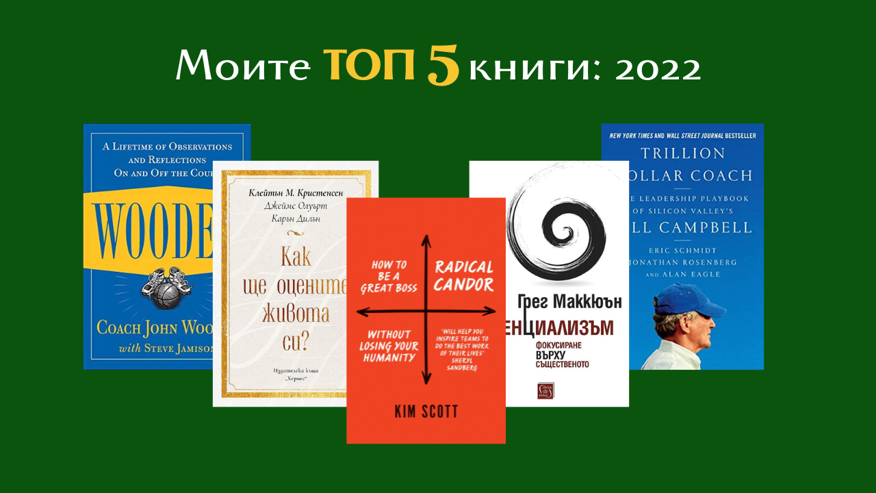 книги за лидерство - топ 5 за 2022